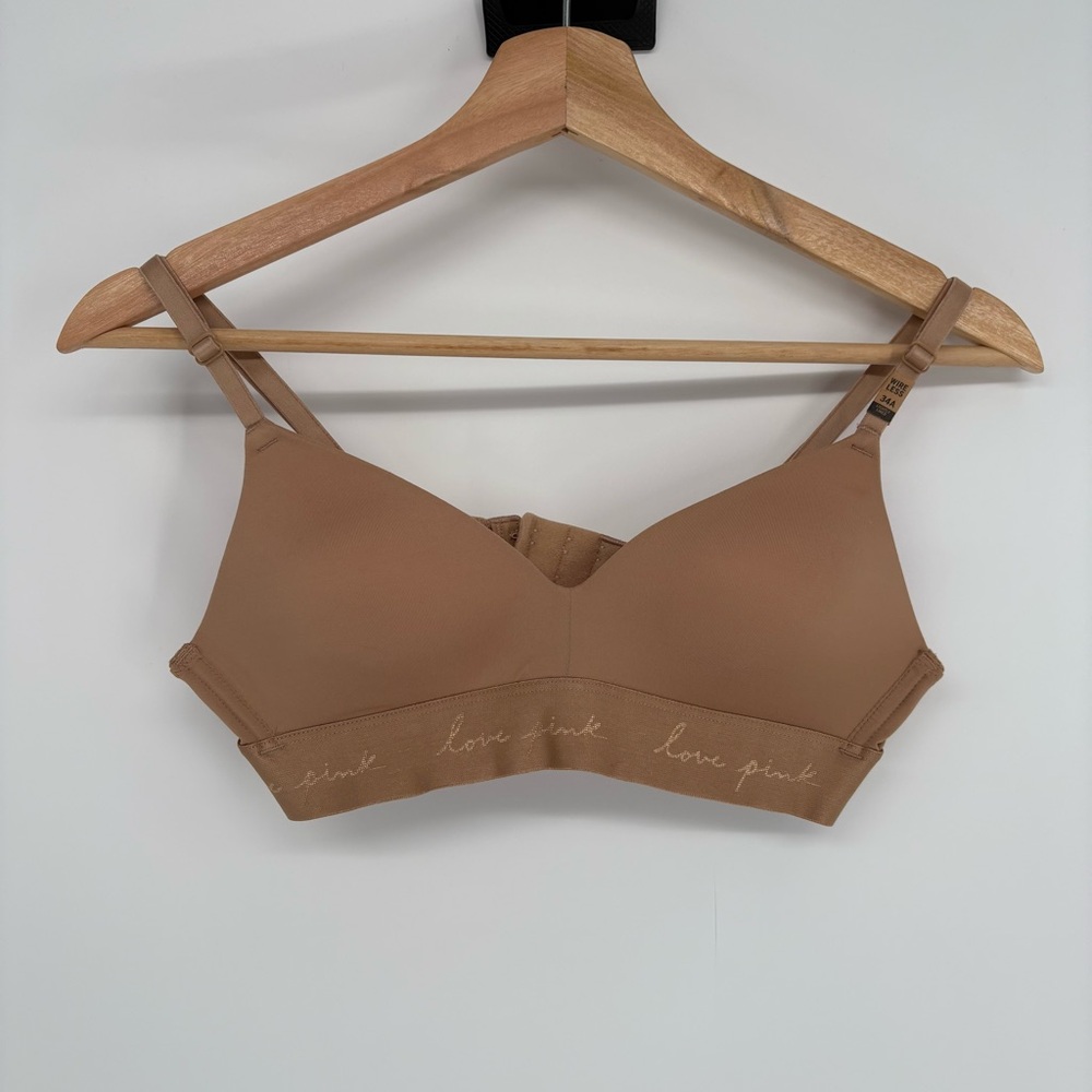 PINK Victoria's Secret Women's Tan Bra New 34 A